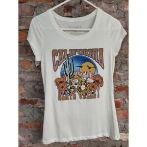 Wound Up Top Juniors Sz M 7-9 Shirt California Death Valley Fitted 74